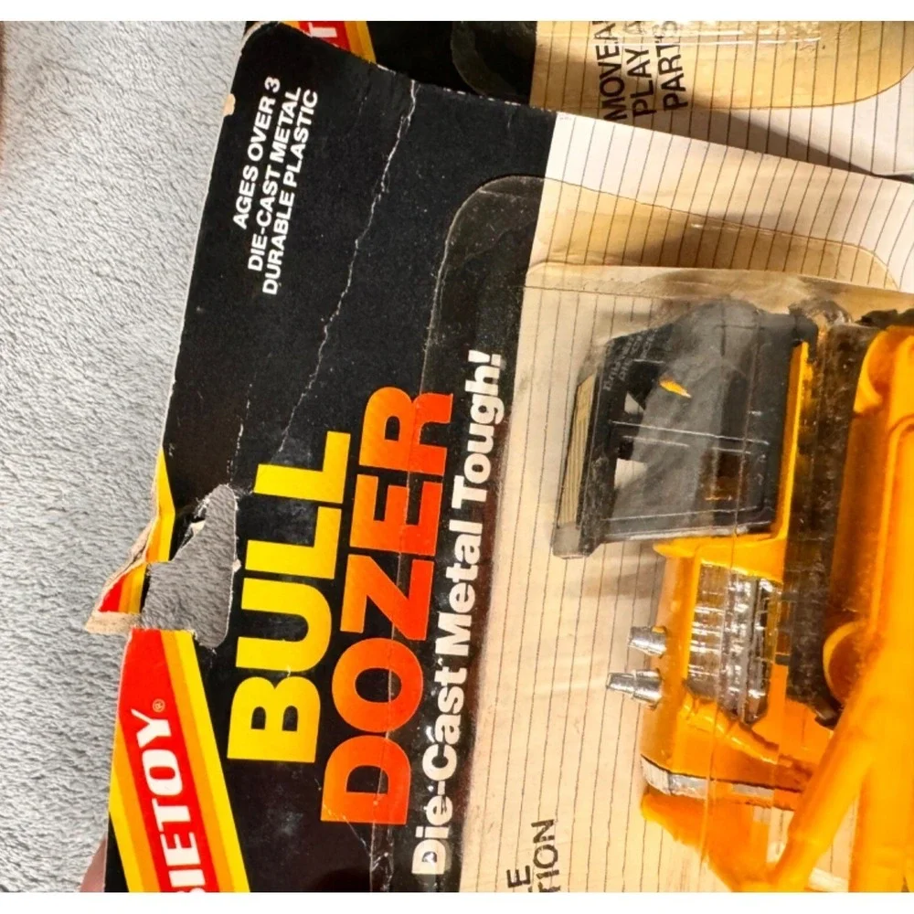 Vntg. 1987 TOOTSIETOY Lot of‎ 4 Die-Cast Construction Vehicles Toy Trucks 4